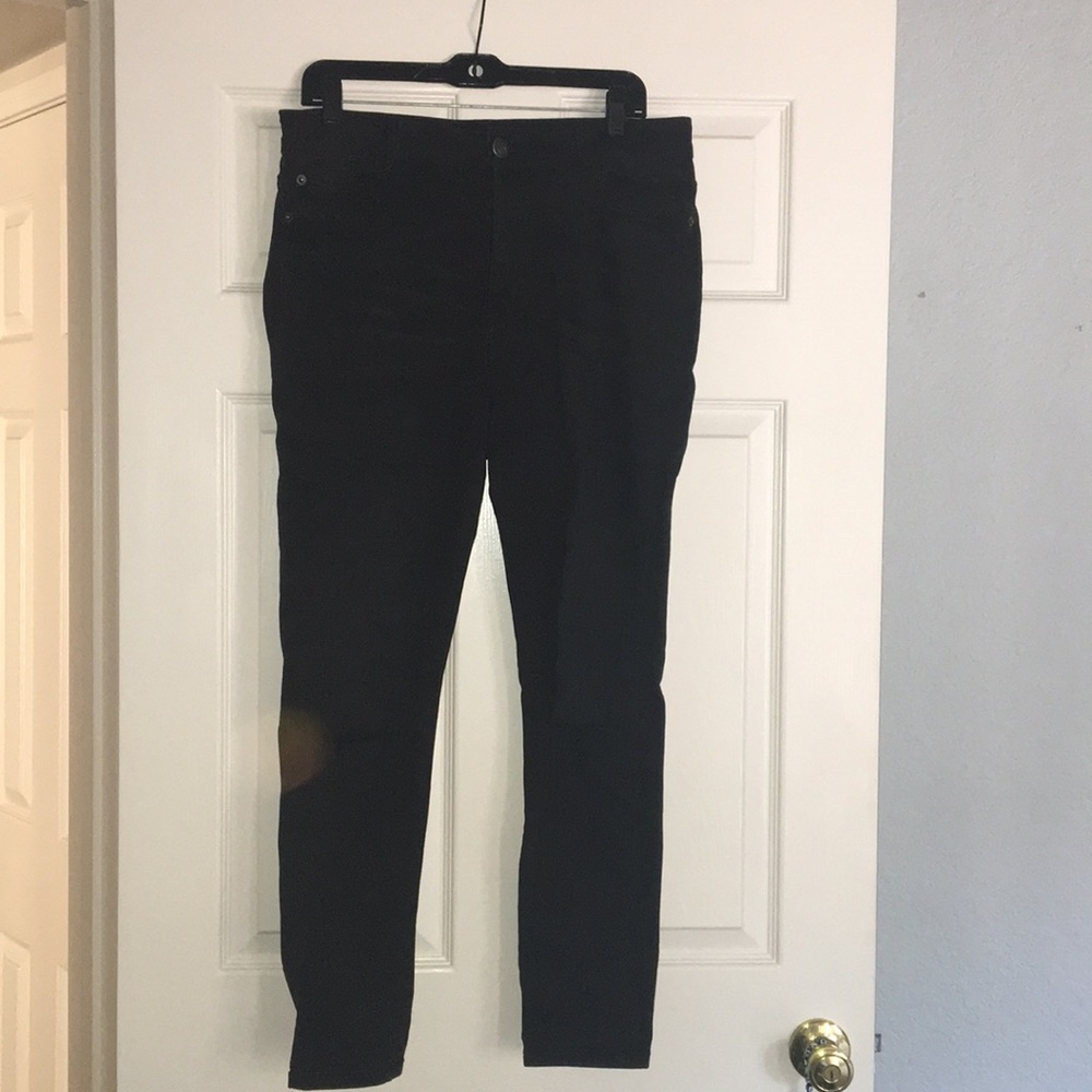 Skinny High Rise Black Jeans